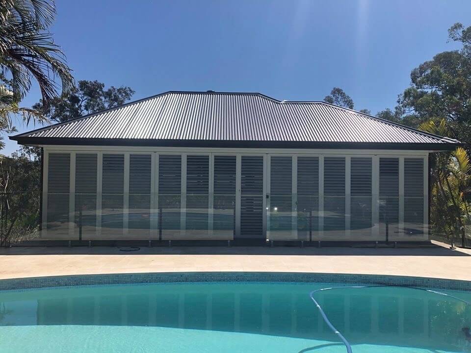 Adding Outdoor Shutters For Your Pool House image